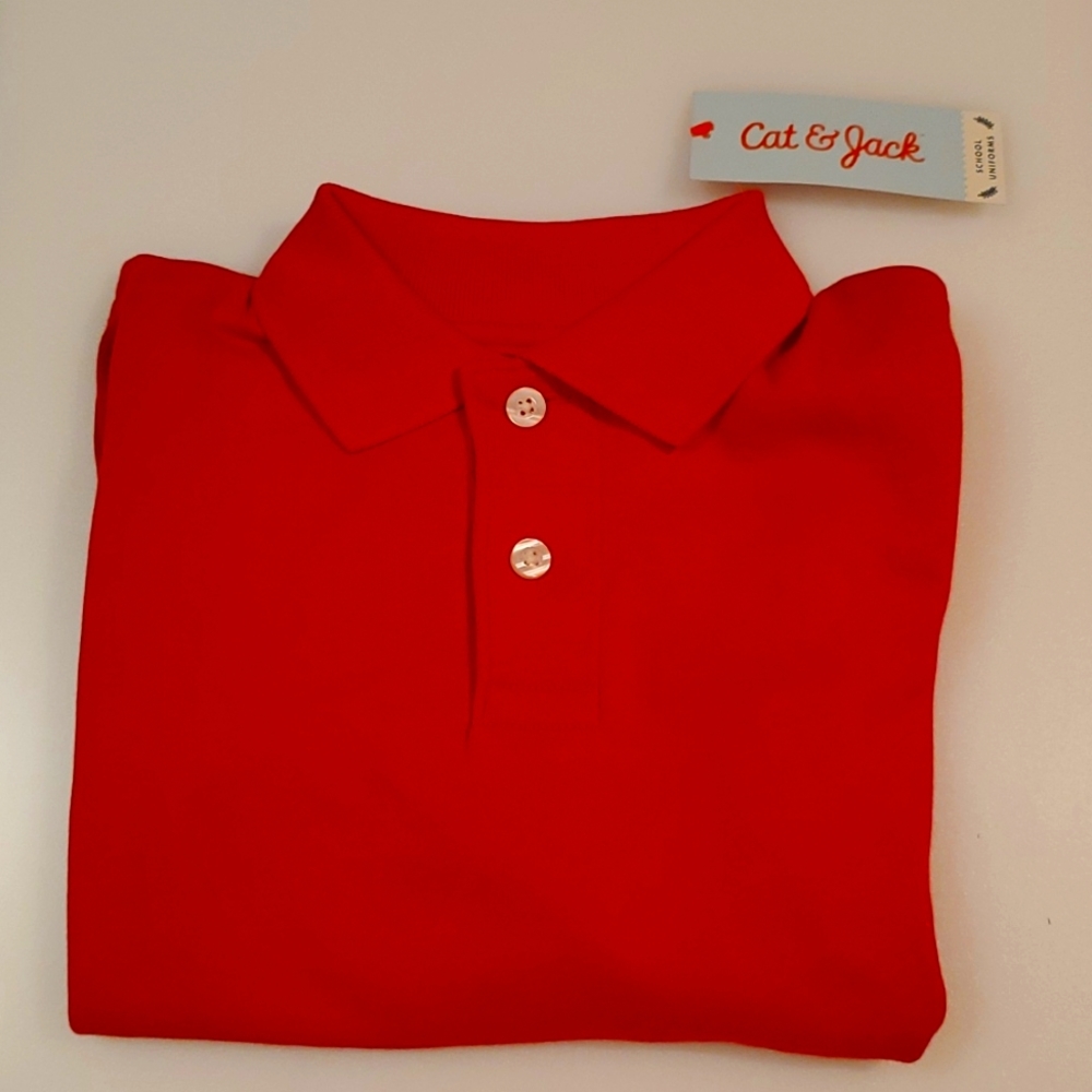 Long sleeve Red Polo shirt size xs (4/5)